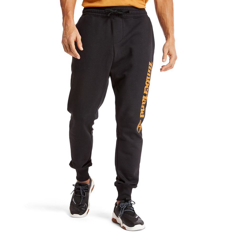 Pantalones Timberland Argentina Hombre - Jogger Sweat - Negras - KFWLRB-481